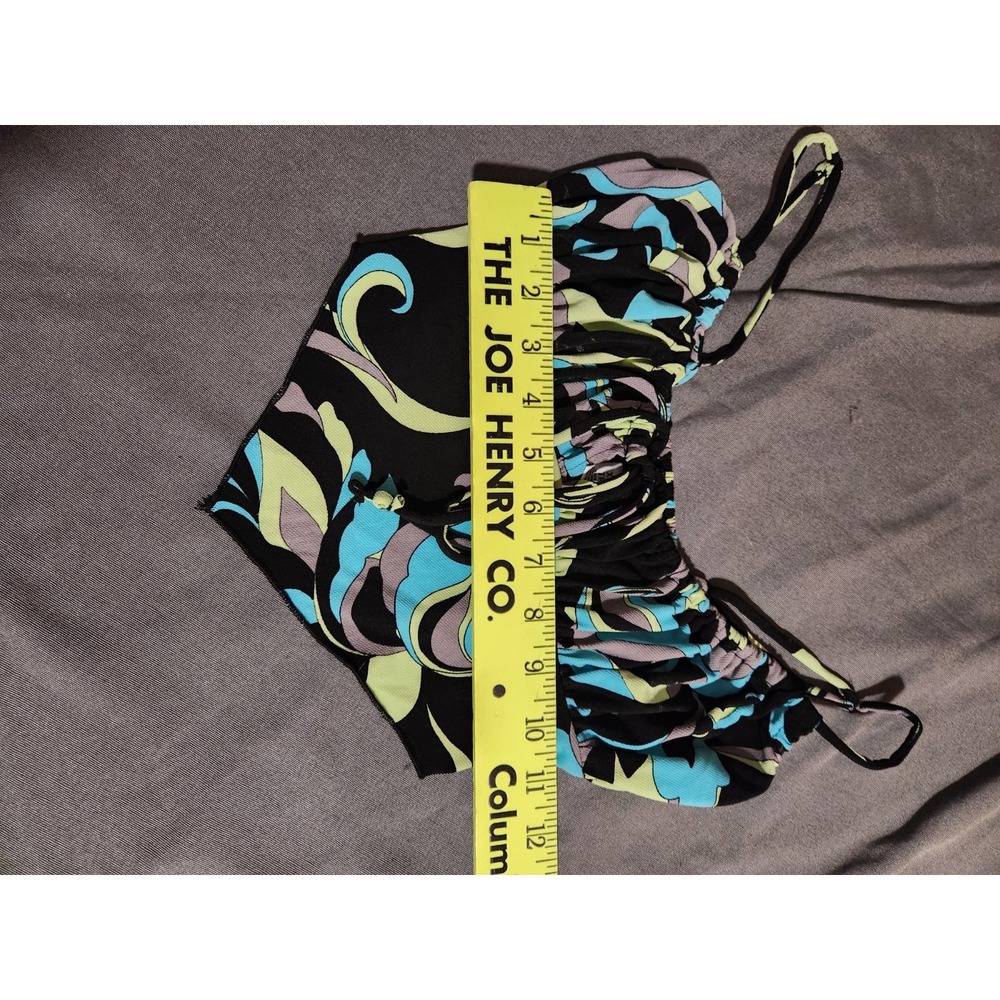 Urban Outfitters Multicolor  Spagetti Strap Y2K Sz XS Retro Beach Night‎ out - Picture 6 of 7